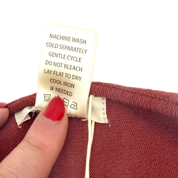 MAX STUDIO Heather Rust Ruche Sleeve Sz 1X - Picture 9 of 9